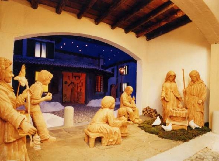 Presepe di Natale di Greccio Foto