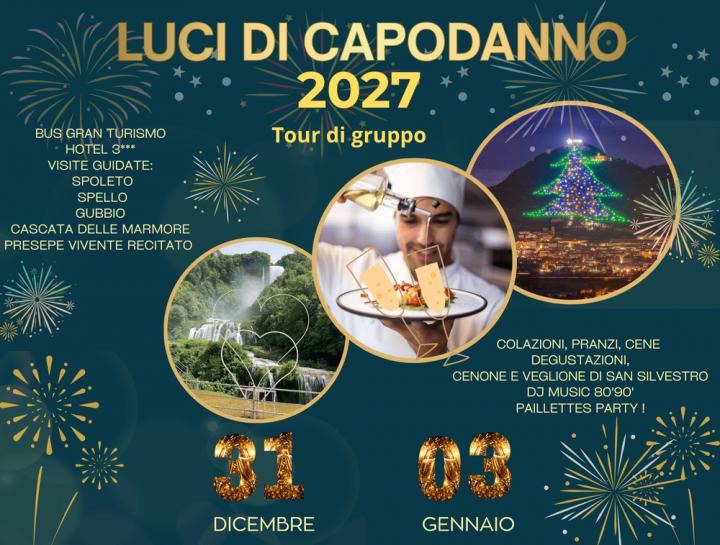 Tour Luci di Capodanno in Umbria