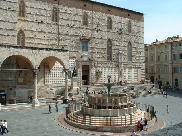 capodanno perugia in piazza in centro foto